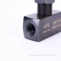 Pneumatic speed control cylinder throttle valve